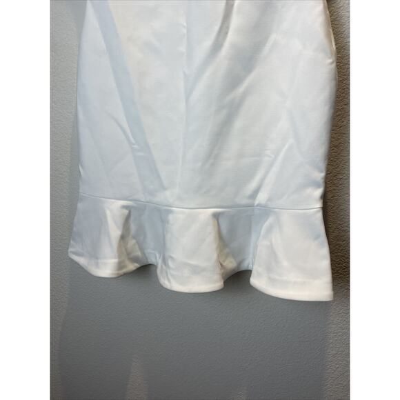 Likely , Off White Short Sleeve Body Short Dress, Size 8 , NWT - Picture 3 of 6